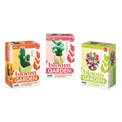 Мини конструктор BLOOM GARDEN, Вазa с цветя, 60-69 eл.  2