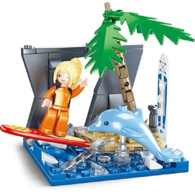 Конструктор SLUBAN B0989B / Girl's Dream season summer, 101 el. 2