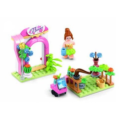 Конструктор SLUBAN B1265A / Metropolis flower shop, 109 el. 2