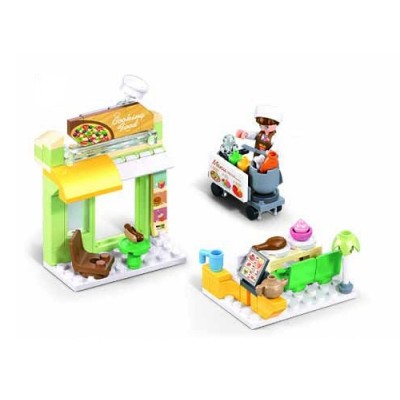 Конструктор SLUBAN B1265B / Metropolis fast food, 108 el. 2