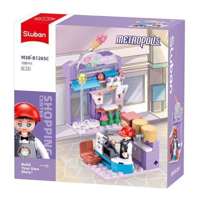 Конструктор SLUBAN B1265C / Metropolis beverage shop, 108 el.