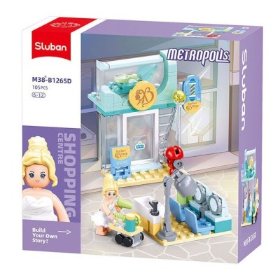 Конструктор SLUBAN B1265D / Metropolis hairdresser, 105 el.