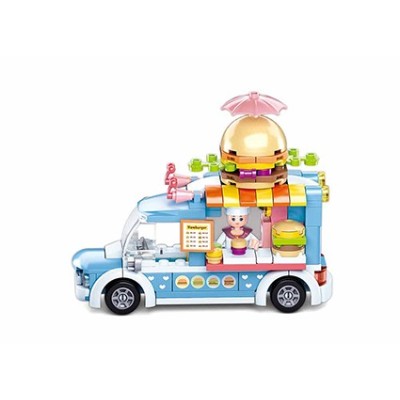 Конструктор SLUBAN B0993B / Girl's Dream burger van, 154 el. 2