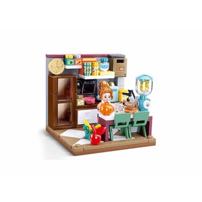 Конструктор SLUBAN B1016A / Girl's Dream kitchen, 178 el. 2