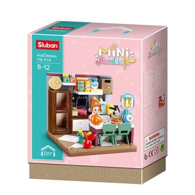 Конструктор SLUBAN B1016A / Girl's Dream kitchen, 178 el.
