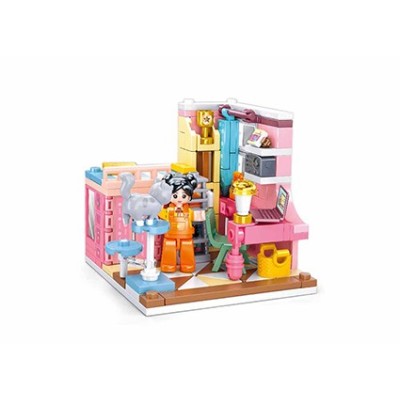Конструктор SLUBAN B1016D / Girl's Dream bedroom, 210 el. 2