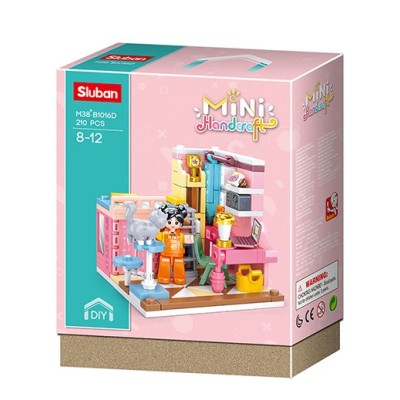 Конструктор SLUBAN B1016D / Girl's Dream bedroom, 210 el.