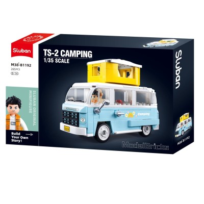 Конструктор SLUBAN B1192 / Modelbricks campsite, 265 el.