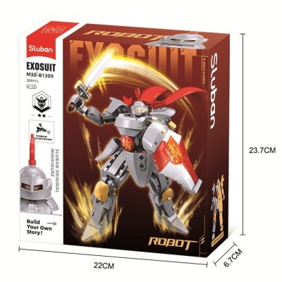 Конструктор SLUBAN B1309 / Warriors knight, 209 el.