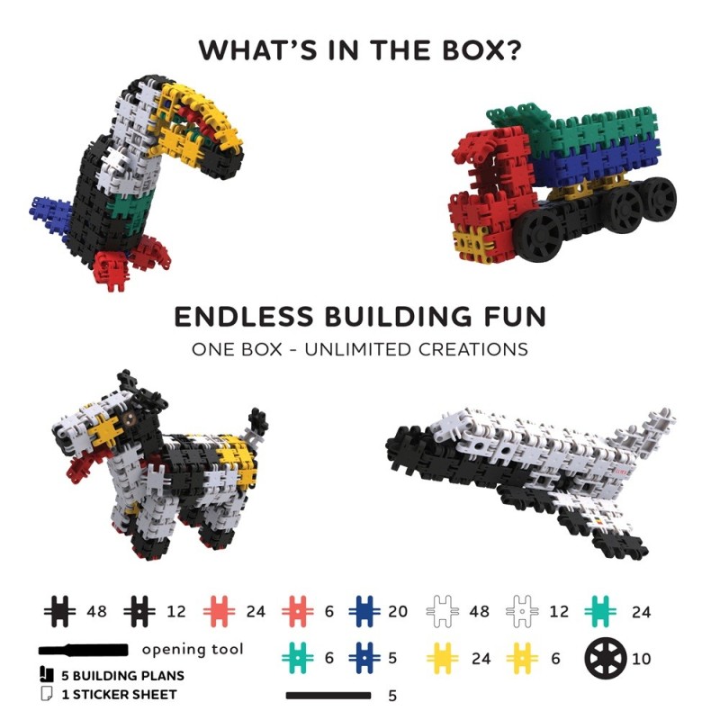 Конструктор NanoClics - Creative Builders, 250 части