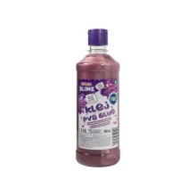 Блестящо цветно лепило за създаване на слайм – PURPLE 500 ml