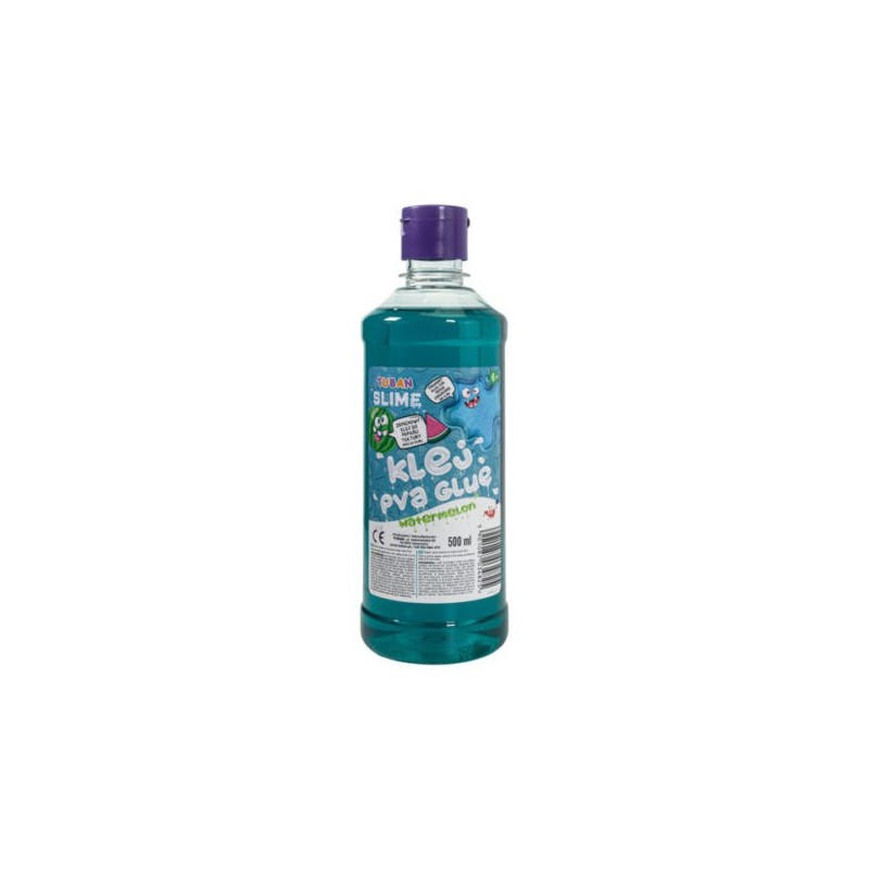 Ароматизирано цветно лепило за слайм TURQUOISE – WATERMELON SCENT 500 ml