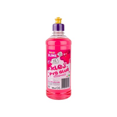 Цветно лепило за слайм – PINK 500 ml