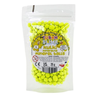 Минерални перли за добавяне в слайм – LIME 25 g
