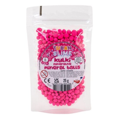 Минерални перли за добавяне в слайм – PINK 25 g