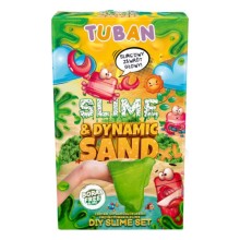 К-т НАПРАВИ САМ Слайм и динамичен пясък ХL,KIT – DIY TUBAN SLIME & DYNAMIC SAND XL