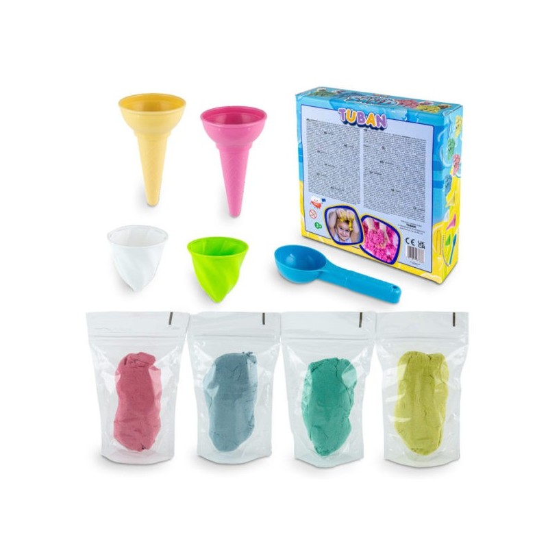 К-т за игра пухкав пясък,МАГАЗИН ЗА СЛАДОЛЕД,SET FLUFFY SAND – ICE CREAM SHOP