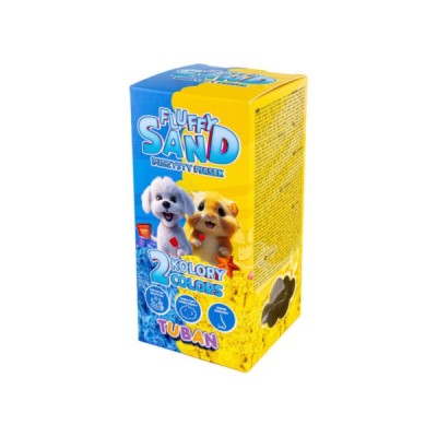Пухкав пясък за моделиране, 2 цвята, SET FLUFFY SAND – BLUE & YELLOW 2 x 70 g 2