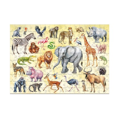 Пъзел DODO Монтесори - Сафари 200 ел. 2