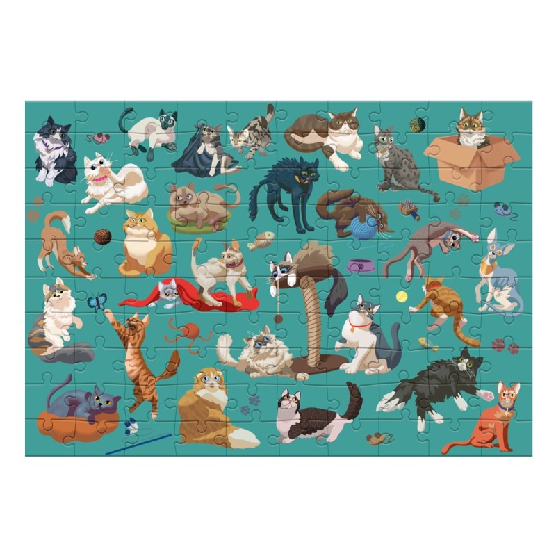 Пъзел DODO - Смешни котки 100 ел.