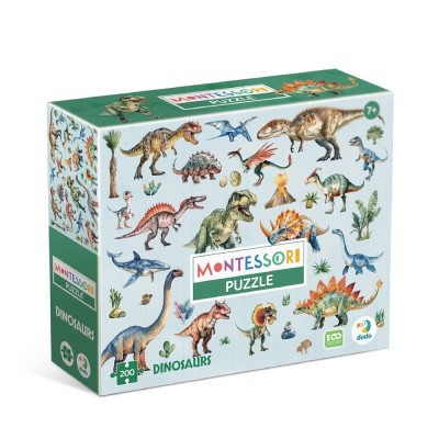 Пъзел ДОДО Монтесори - Динозаври 200 ел | Selecttoys.eu