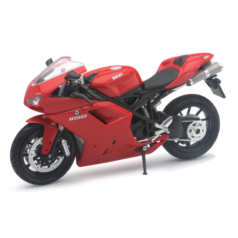 Мотоциклет NEWRAY DUCATI 1198, метал и пластмаса, 1:12