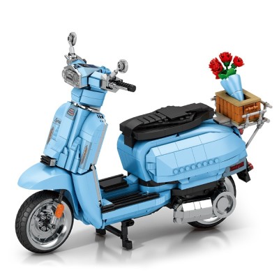 Конструктор REOBRIX Ретро скутер Lambretta V200 blue,1169 pcs 2