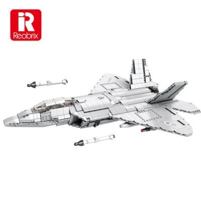Конструктор REOBRIX Самолет F-22,1837 pcs 2