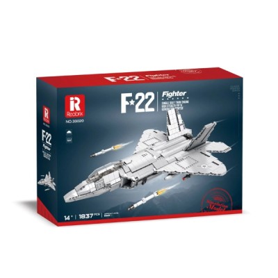 Конструктор REOBRIX Самолет F-22,1837 pcs