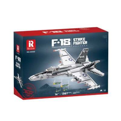 Конструктор REOBRIX Самолет F18,1387 pcs