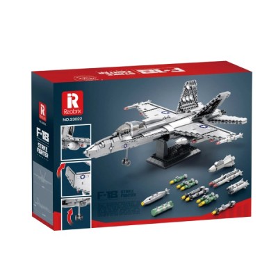 Конструктор REOBRIX Самолет F18,1387 pcs 2