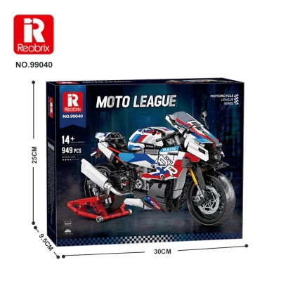 Конструктор REOBRIX Пистов мотоциклет, 949 pcs