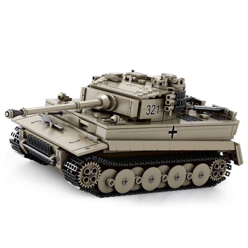 Конструктор REOBRIX 77030 Танк Tiger I WoT,1138 pcs