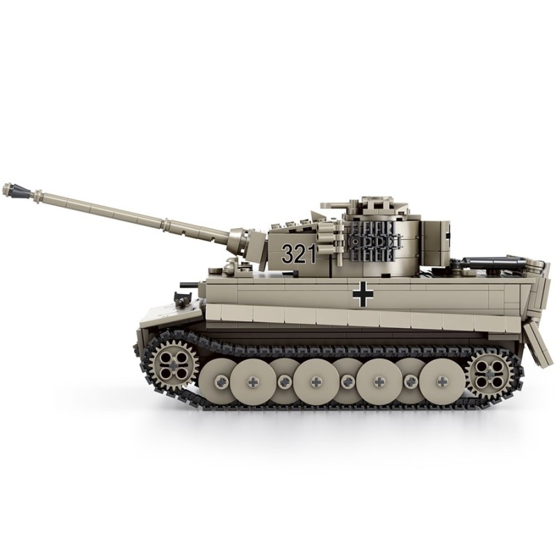 Конструктор REOBRIX 77030 Танк Tiger I WoT,1138 pcs