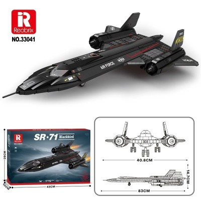 Конструктор REOBRIX Самолет SR71,1775 pcs 2