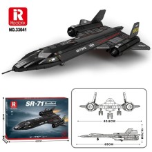 Конструктор REOBRIX Самолет SR71,1775 pcs