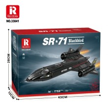 Конструктор REOBRIX Самолет SR71,1775 pcs