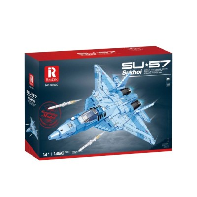 Конструктор REOBRIX Самолет SU57, 1600 pcs