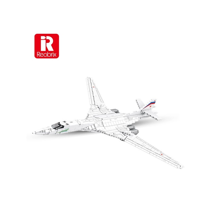 Конструктор REOBRIX Самолет TU160, 1598 pcs