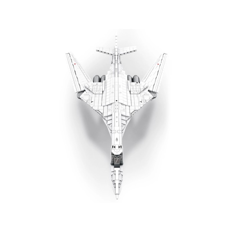 Конструктор REOBRIX Самолет TU160, 1598 pcs