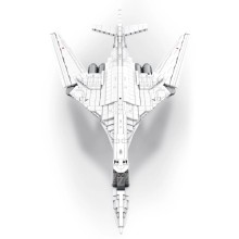 Конструктор REOBRIX Самолет TU160, 1598 pcs