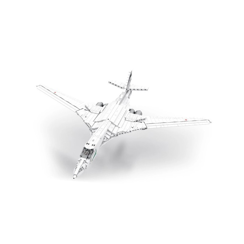 Конструктор REOBRIX Самолет TU160, 1598 pcs