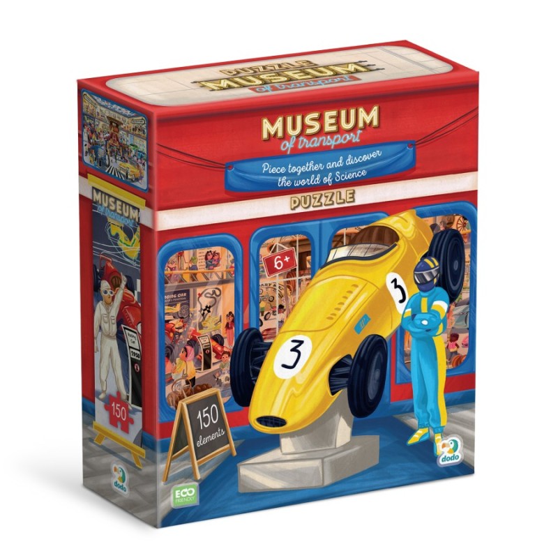 Пъзел ДОДО Музей на транспорта, 150 pcs