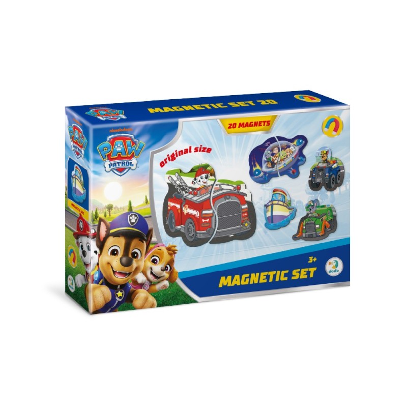 Магнитни фигури ДОДО Paw Patrol Road Adventures, 20 pcs