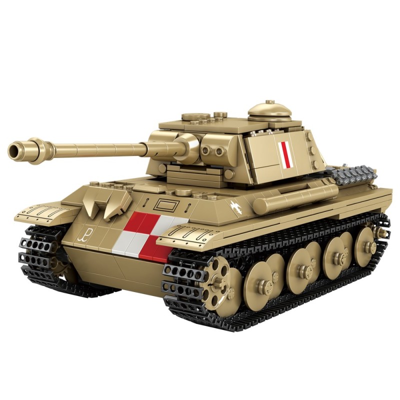 Конструктор REOBRIX 77034 Танк Pudel WoT (969 pcs)