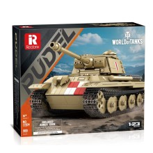 Конструктор REOBRIX 77034 Танк Pudel WoT (969 pcs)
