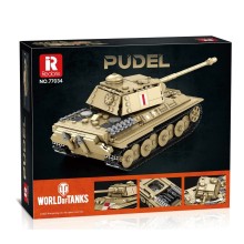 Конструктор REOBRIX 77034 Танк Pudel WoT (969 pcs)