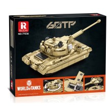 Конструктор REOBRIX 77036 Танк Twardy WoT (1128 pcs)