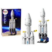 LEAN TOYS Конструктор Космическа ракета с три степени,69 ел