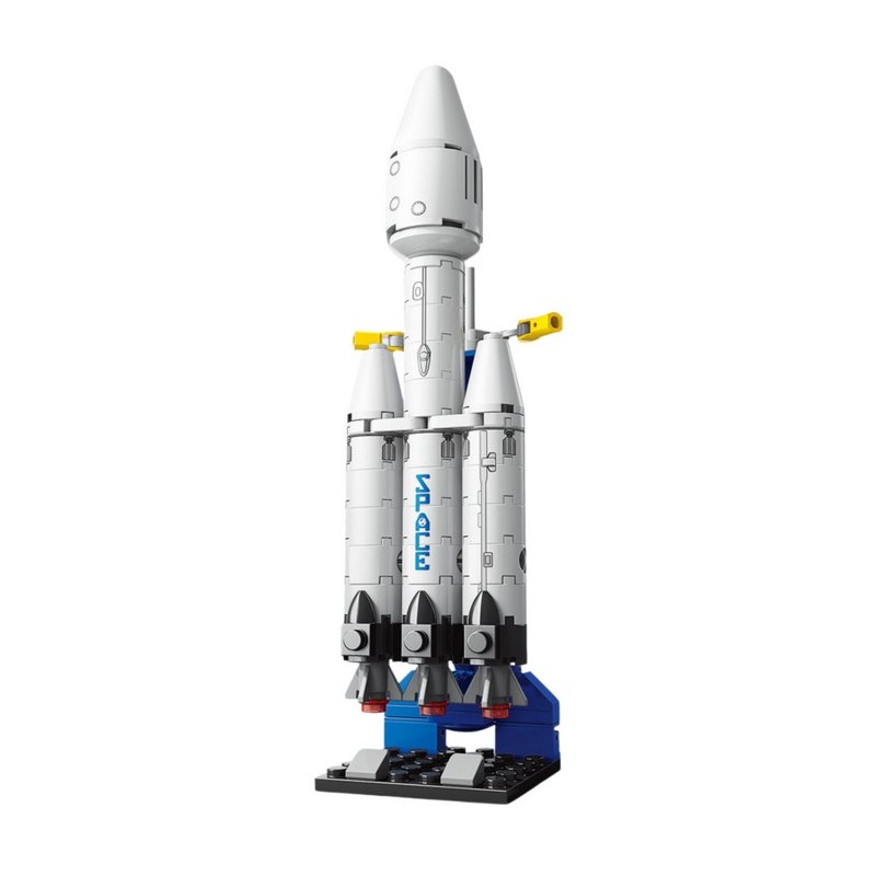 LEAN TOYS Конструктор Космическа ракета с три степени,69 ел